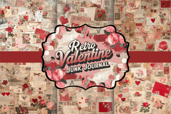 Download Retro Valentine Ephemera Junk Journal - Junk journal Collection