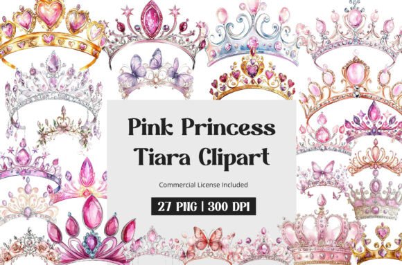Download Pink Princess Tiara Clipart - Pink princess Collection