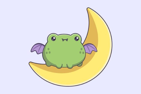 Download Cute Frog Character Design Illustration - Frog character Collection