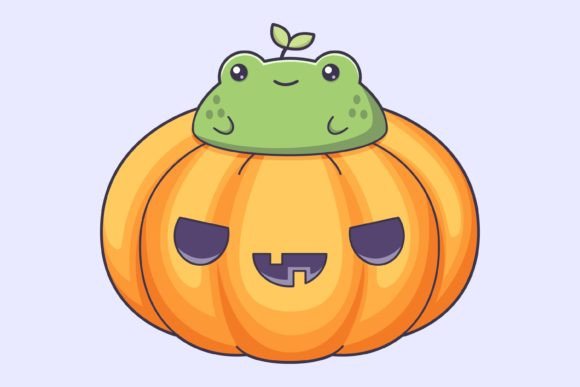 Download Cute Frog Character Design Illustration - Frog character Collection