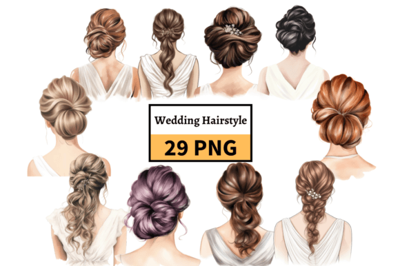 Download Beautiful Bridal Hairstyle Clipart PNG - Beautiful bridal hairstyle clipart png Collection
