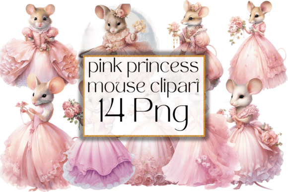 Download Pink Princess Mouse Clipart - Pink princess Collection