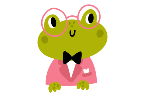 Download Frog Character Portrait. Cute Green Toad - Frog character Collection